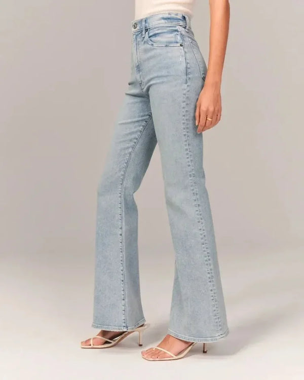 Ultra High Rise Stretch Flare Jeans