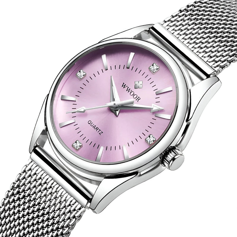 Women's Stainless Steel Mesh Watch