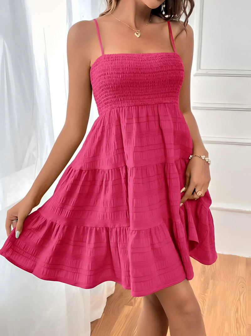 Breezy Summer Sling Strap Dress