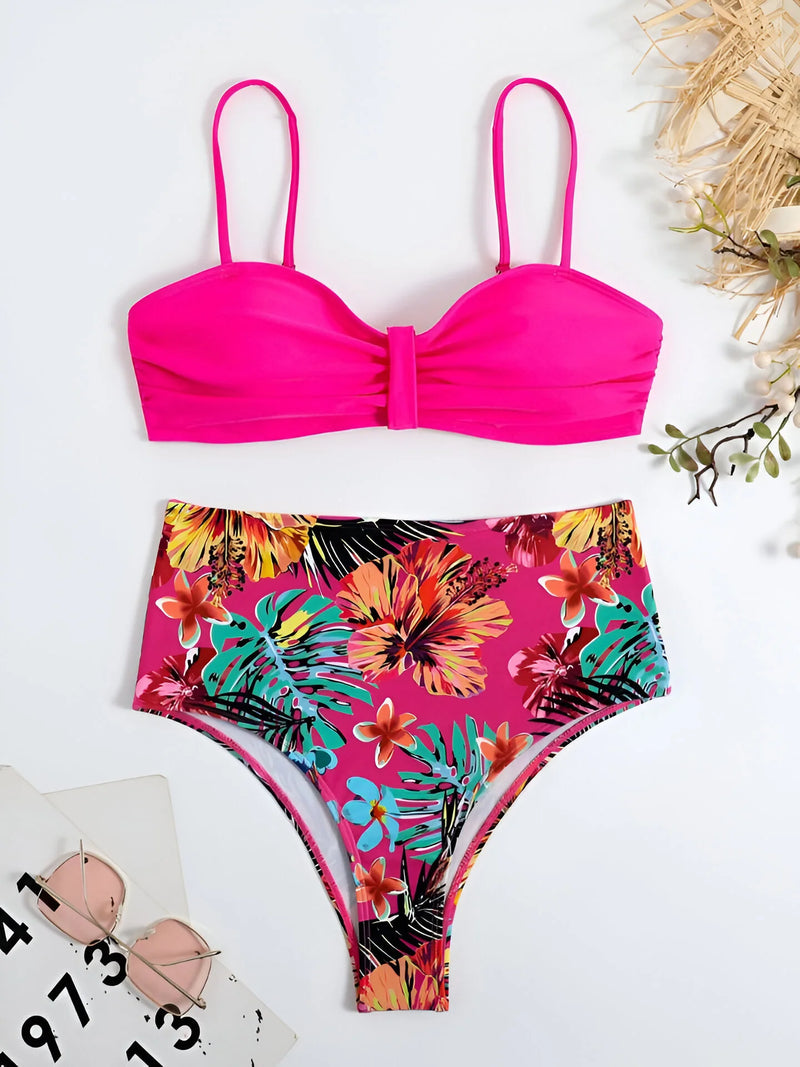 Women's Two-Piece Floral Bikini Swimsuit