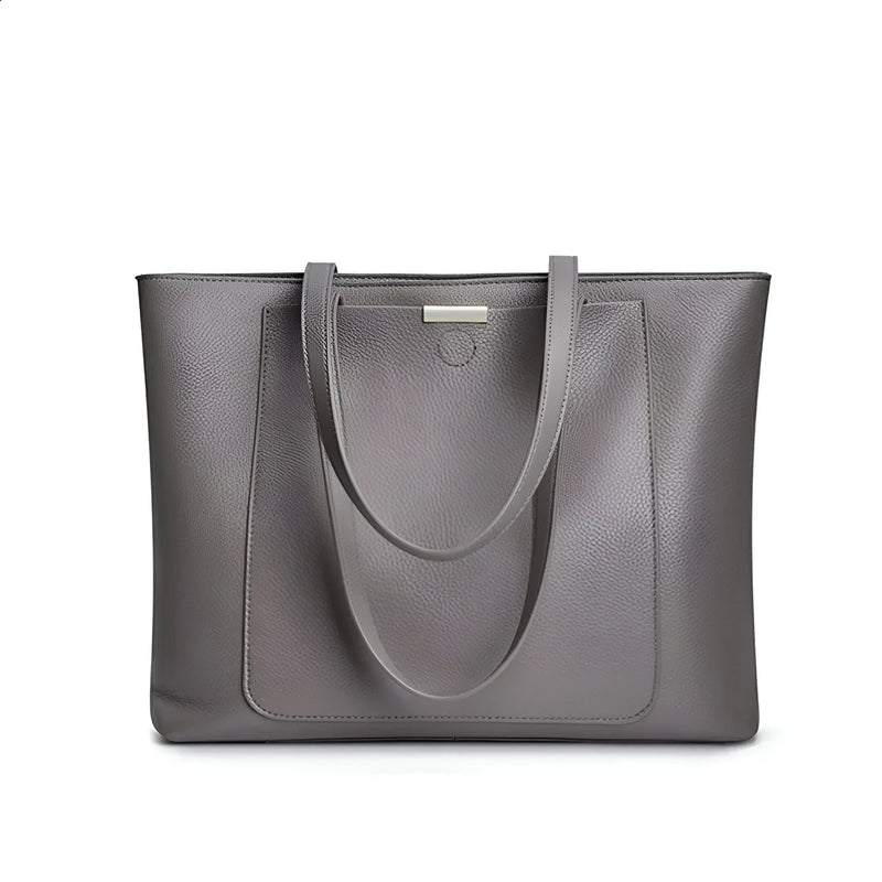 Premium Leather Shoulder Tote Bag