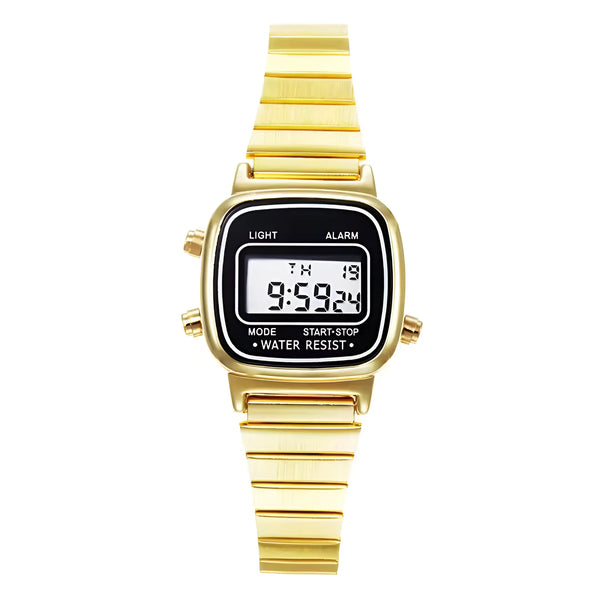 Digital Stainless Steel Watch for Women