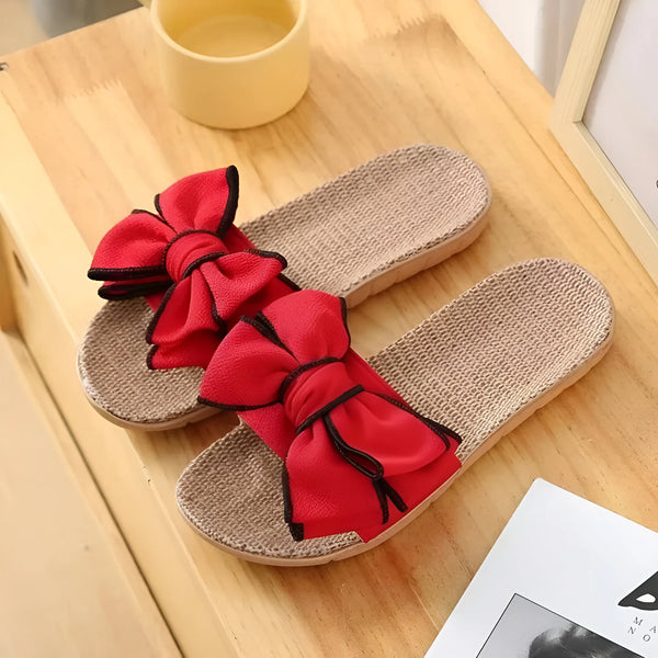 Graceful Butterfly Bow Sandals