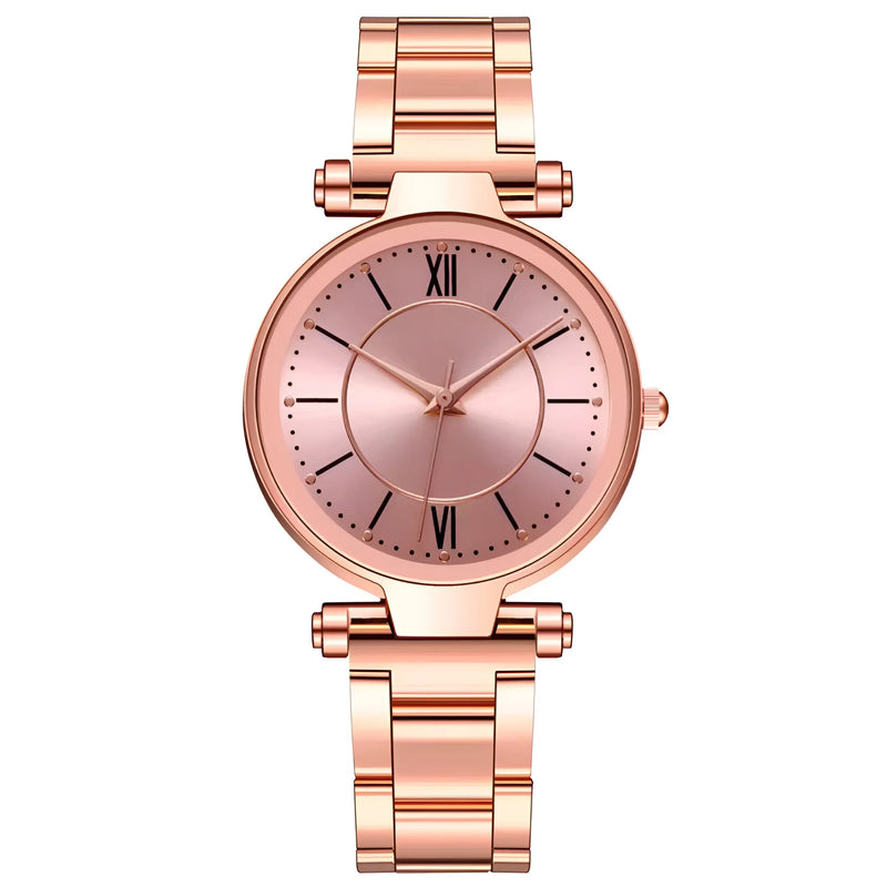 Stainless Steel Quartz Watch for Women