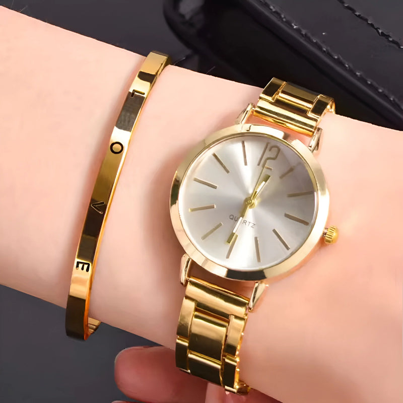 Women's Quartz Movement Alloy Watch