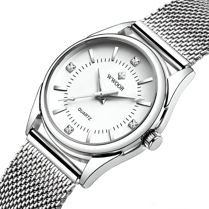 Women's Stainless Steel Mesh Watch