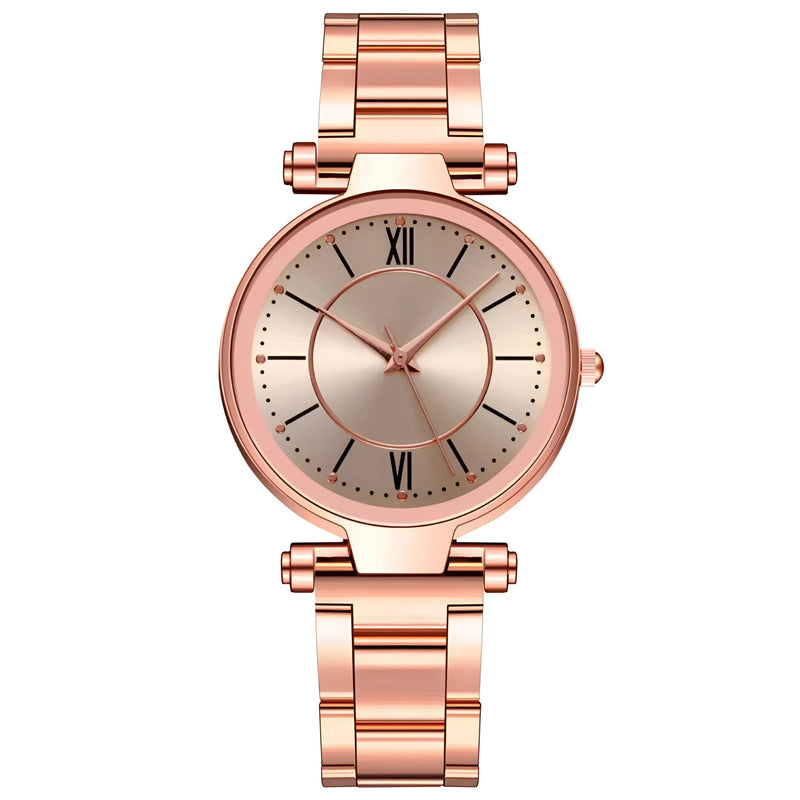 Stainless Steel Quartz Watch for Women