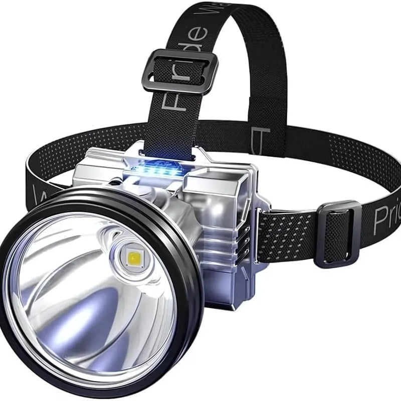 Rechargeable High-Power Headlamp with Power Bank