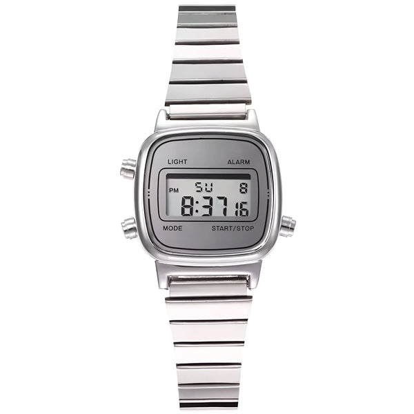 Digital Stainless Steel Watch for Women