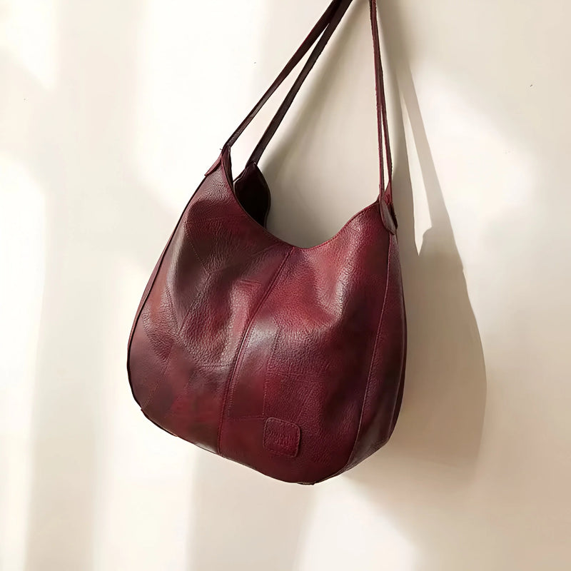 Women's Vintage Large Shoulder Leather Bag