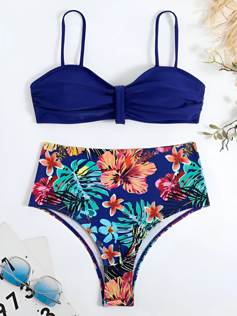 Women's Two-Piece Floral Bikini Swimsuit