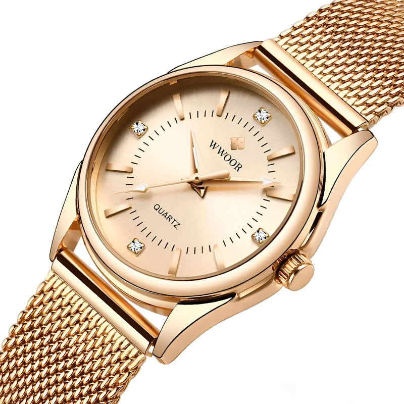 Women's Stainless Steel Mesh Watch