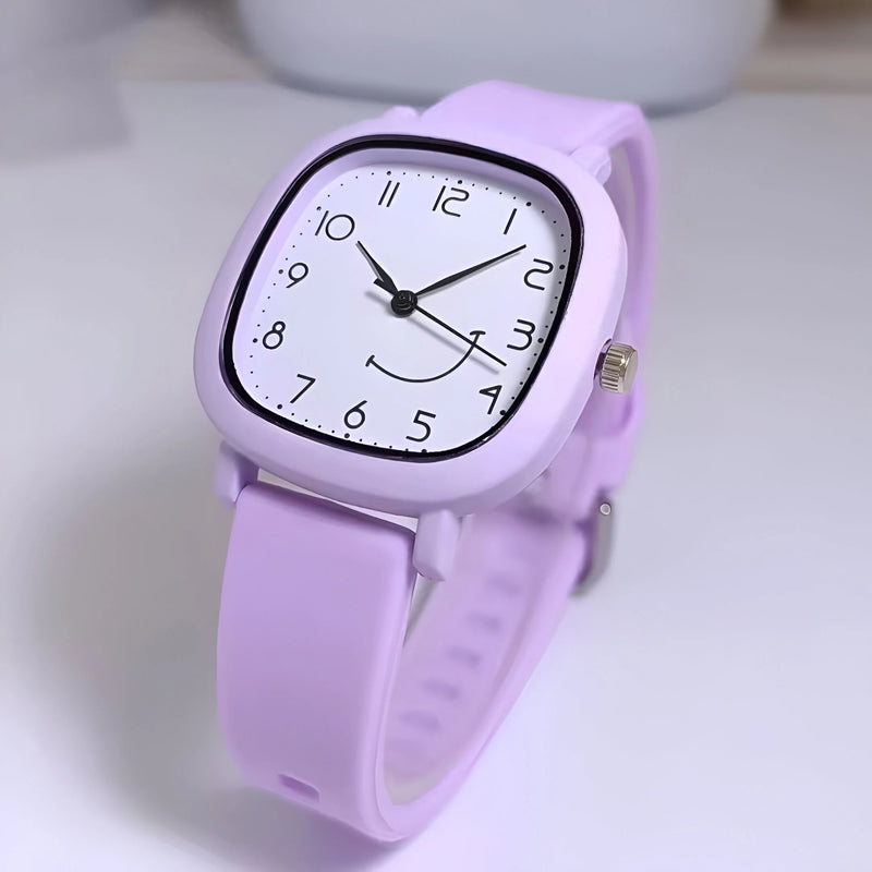 Women's Smiling Dial Quartz Watch