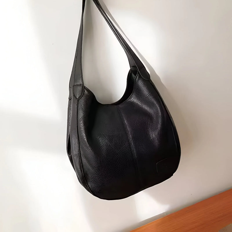 Women's Vintage Large Shoulder Leather Bag