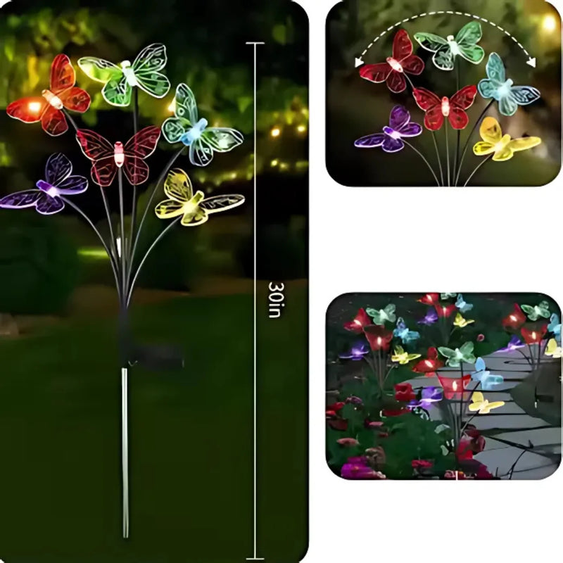 Solar Butterfly Garden Lights