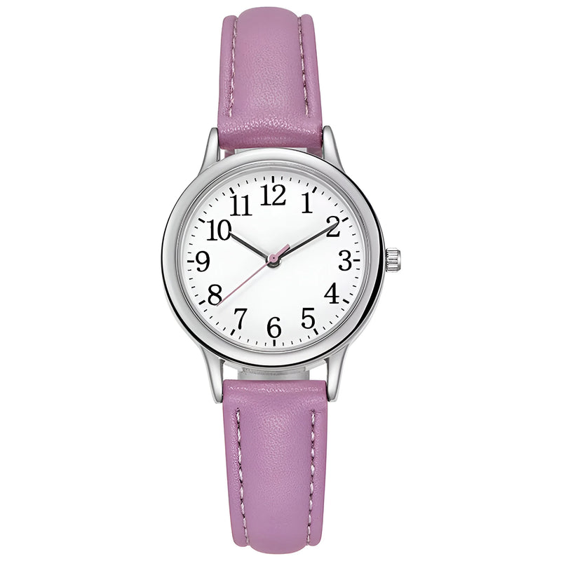 Women's Quartz Watch With Leather Strap