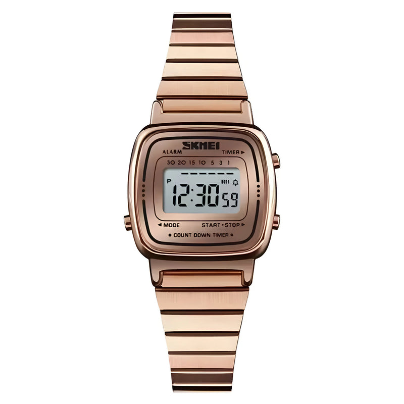 Stainless Steel Digital Watch for Women