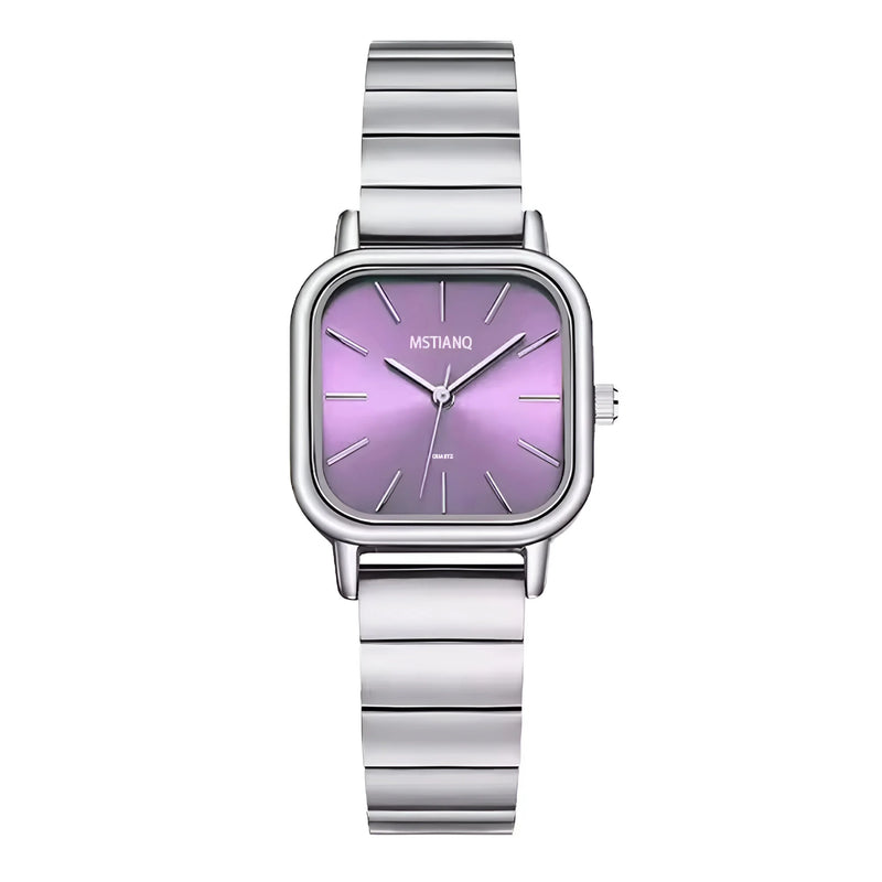 Women's Tonneau Dial Stainless Steel Watch