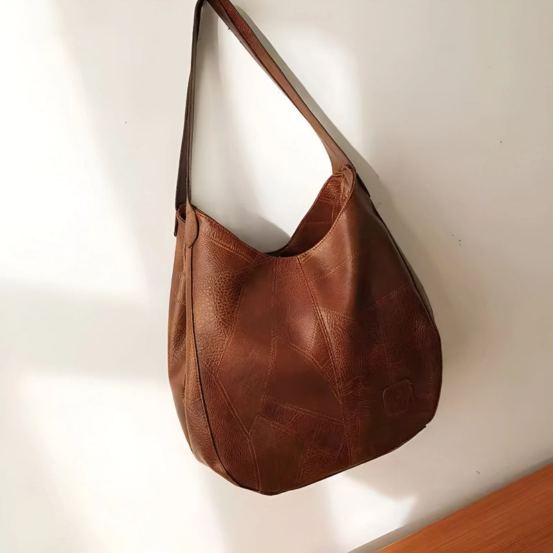 Women's Vintage Large Shoulder Leather Bag