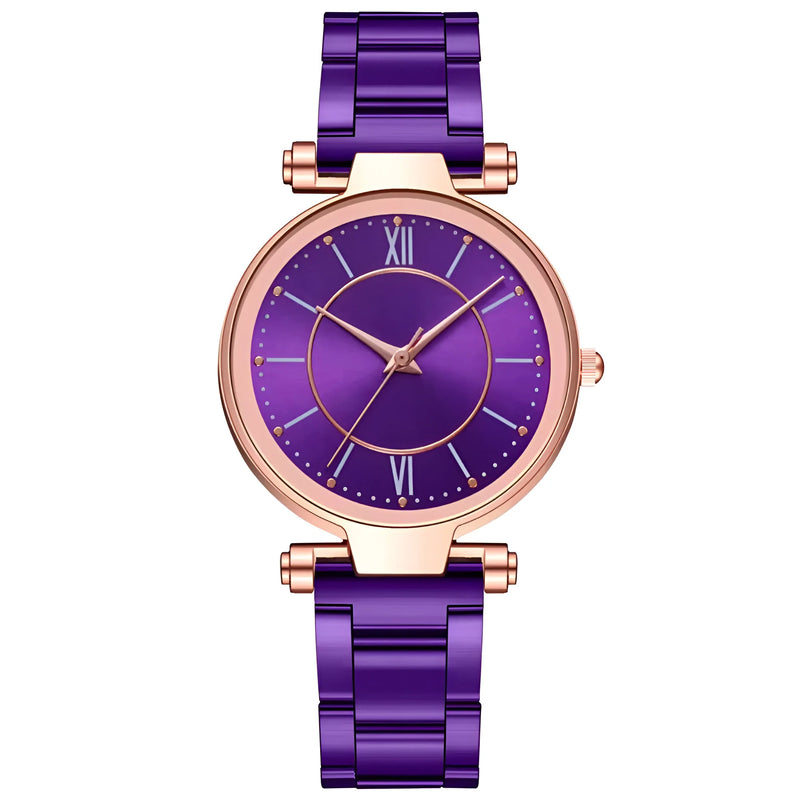 Stainless Steel Quartz Watch for Women