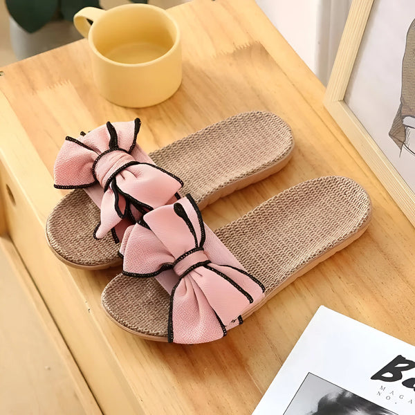 Graceful Butterfly Bow Sandals