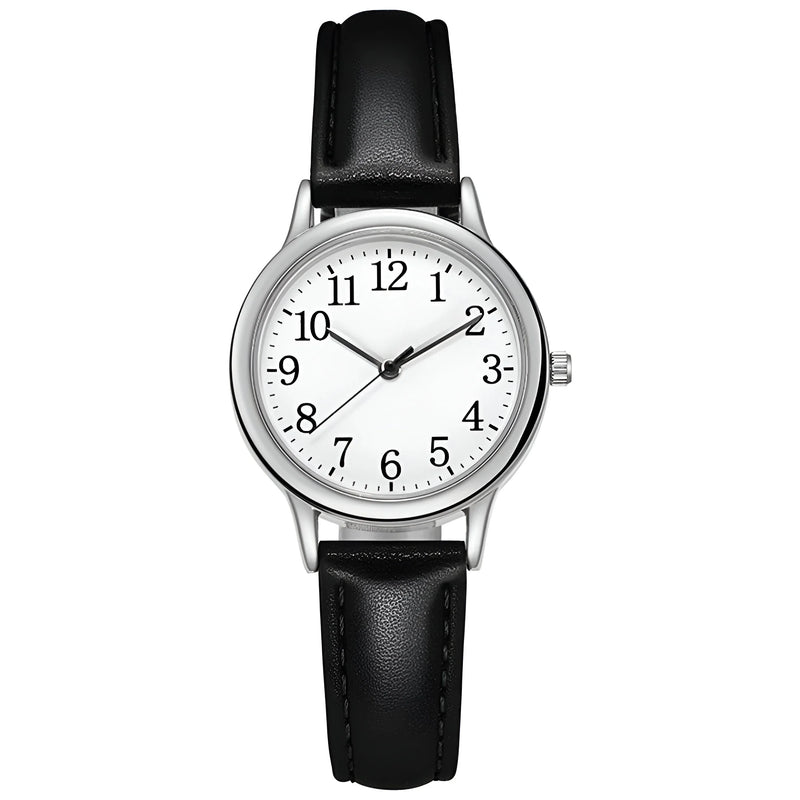 Women's Quartz Watch With Leather Strap