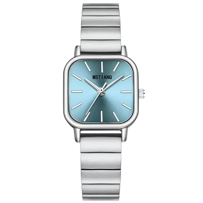 Women's Tonneau Dial Stainless Steel Watch