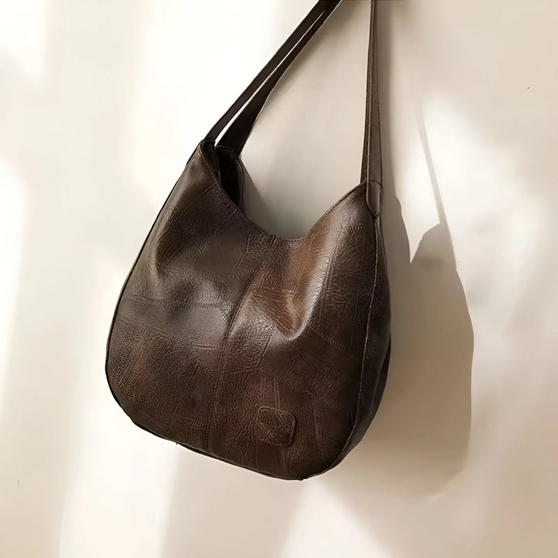 Women's Vintage Large Shoulder Leather Bag