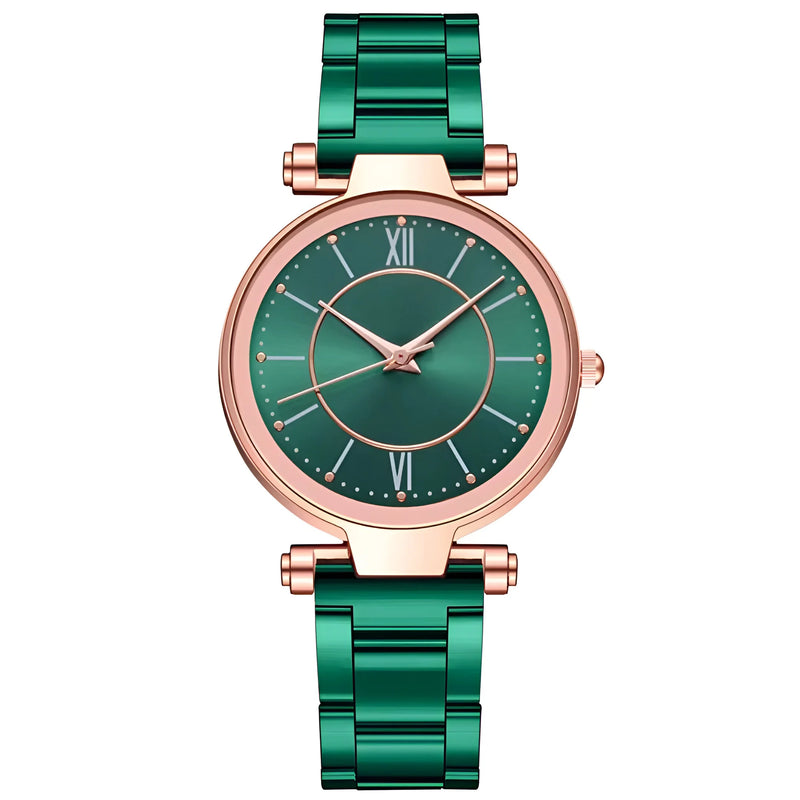 Stainless Steel Quartz Watch for Women