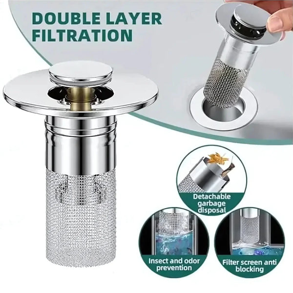 Universal Stainless Steel Drain Stopper