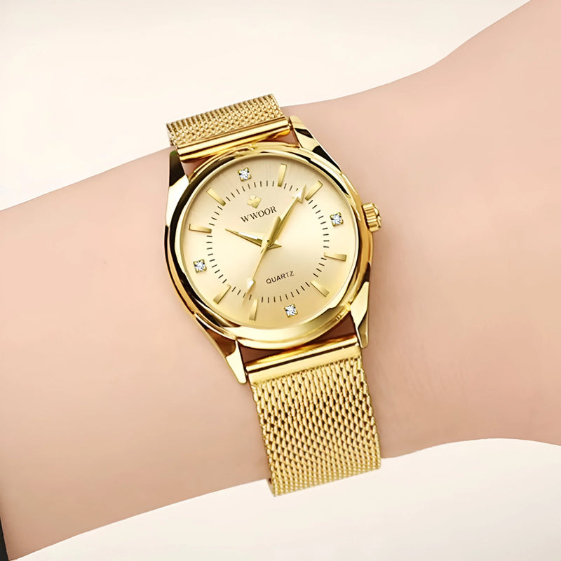 Women's Stainless Steel Mesh Watch