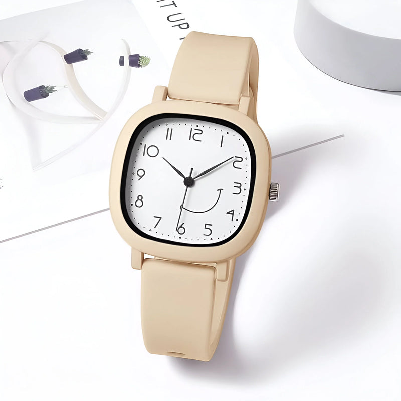 Women's Smiling Dial Quartz Watch