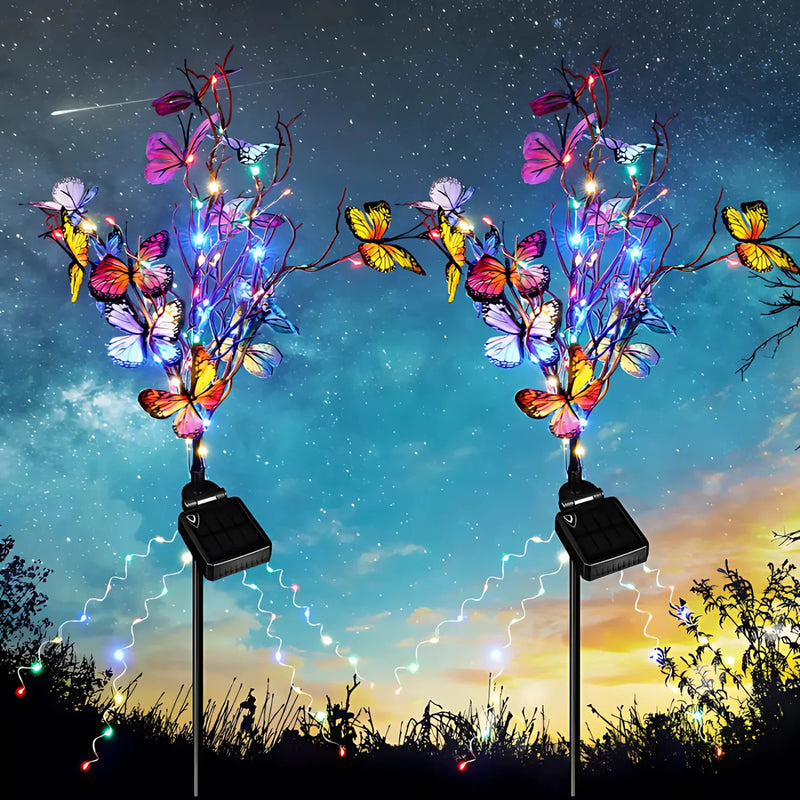 Solar Butterfly Garden Lights