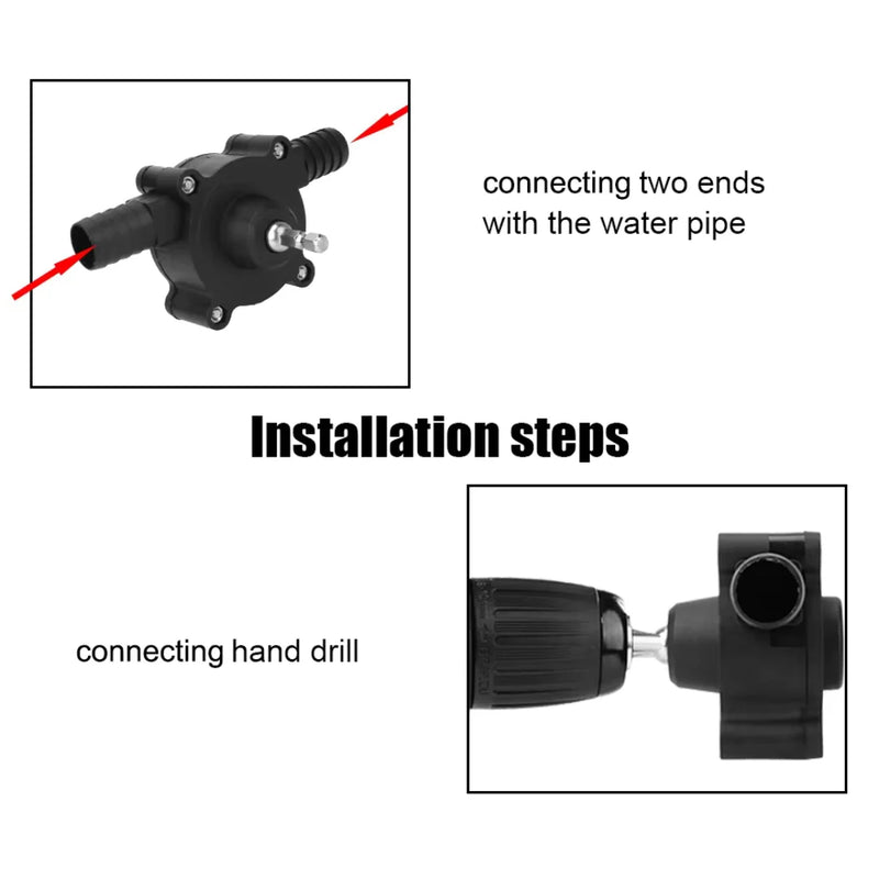 Portable Drill-Operated Liquid Transfer Pump