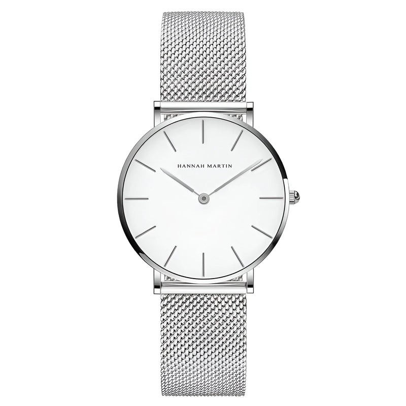 Hannah Martin Silver Watch for Women