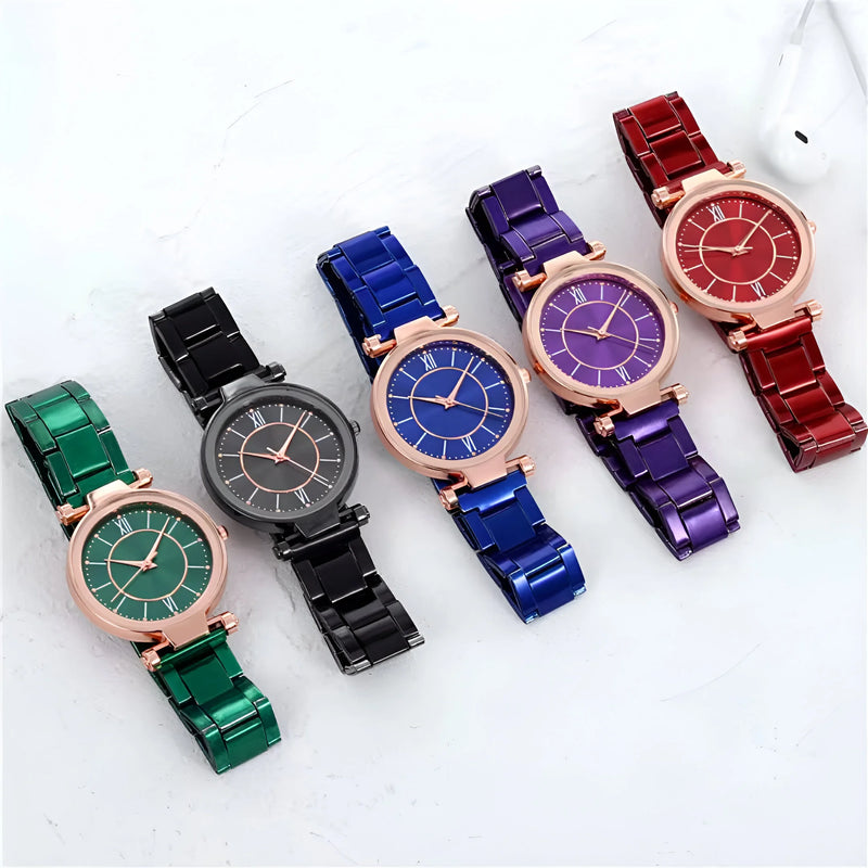 Stainless Steel Quartz Watch for Women