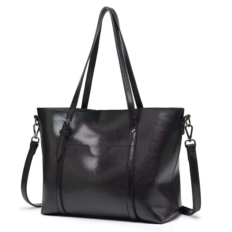 Women's Vintage Leather Tote Bag