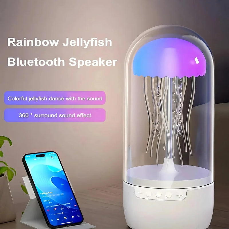 Jellyfish Lamp with Bluetooth Speaker