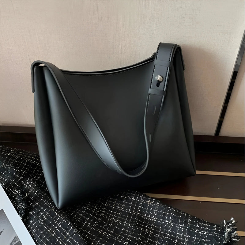 Women's Large Capacity Shoulder Leather Handbag