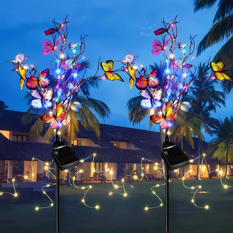 Solar Butterfly Garden Lights