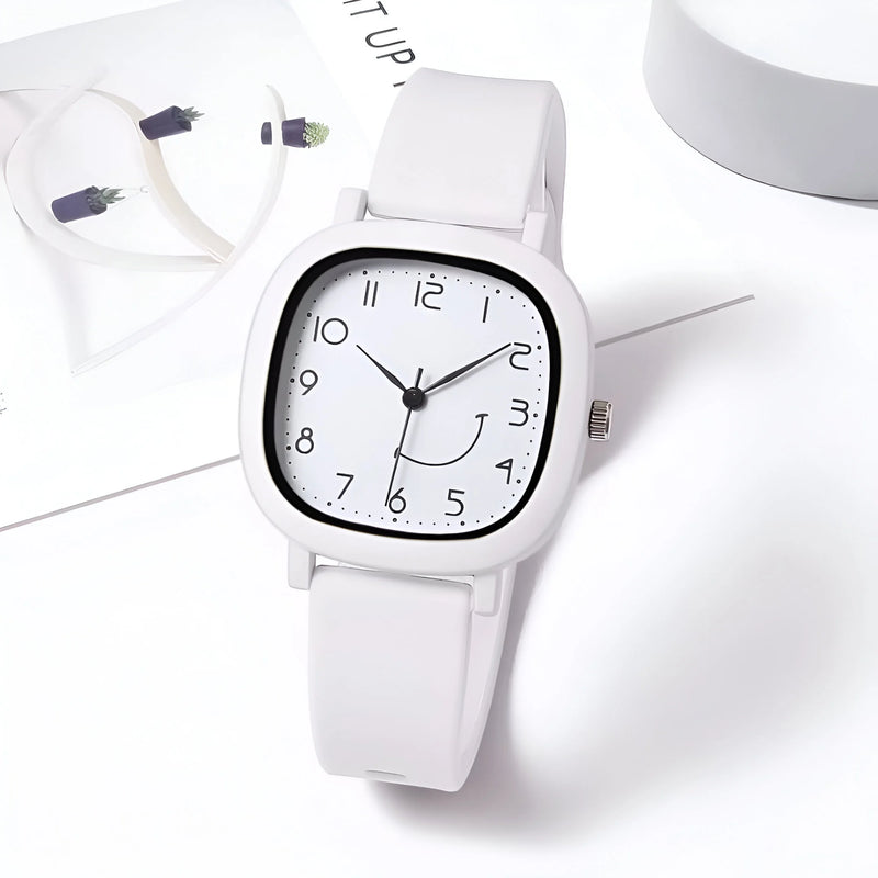 Women's Smiling Dial Quartz Watch