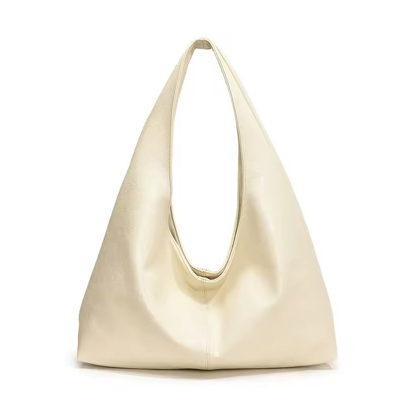 Sculptural Leather Shoulder Bag