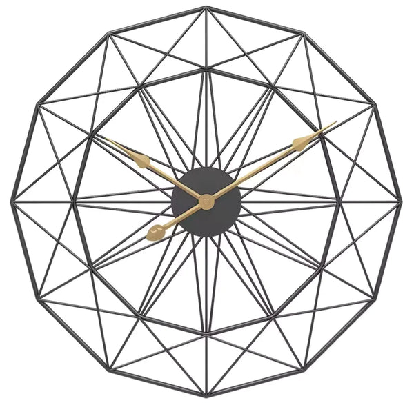 Polygonal Modern Wall Clock