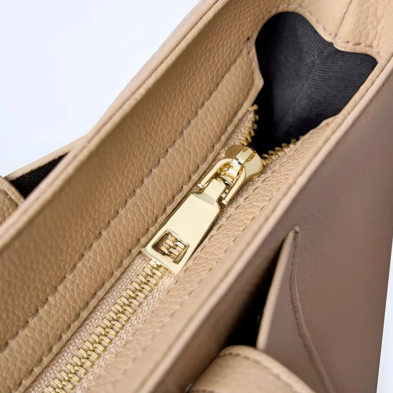 Premium Leather Shoulder Tote Bag