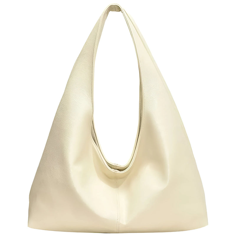 Sculptural Leather Shoulder Bag