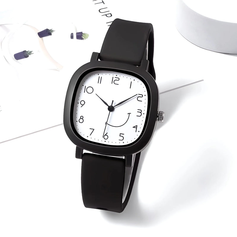 Women's Smiling Dial Quartz Watch