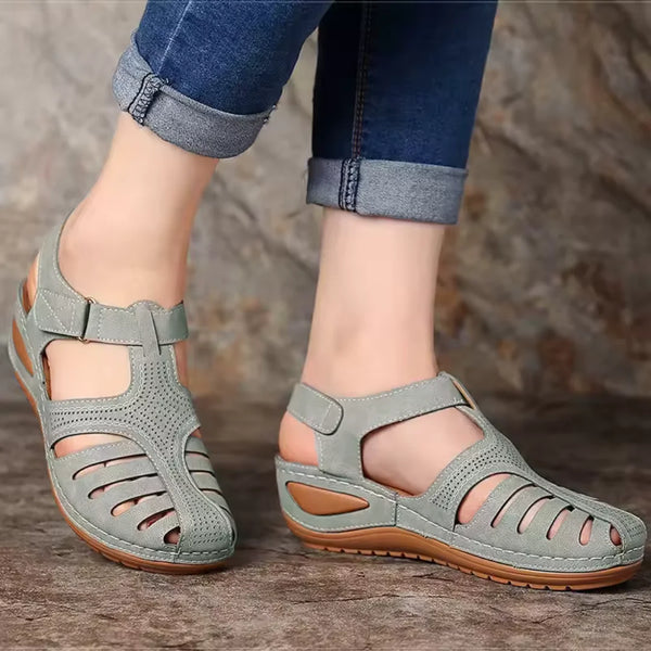 Women’s Orthopedic Wedge Sandals with Non-Slip Sole