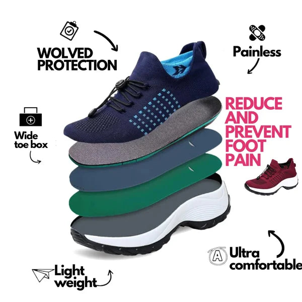 OrthoWalk™ - Women's  Comfortable Orthopedic Sneaker