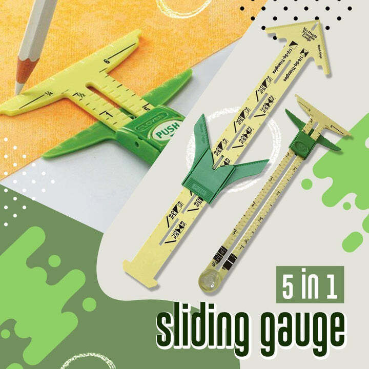 5-in-1 sliding gauge