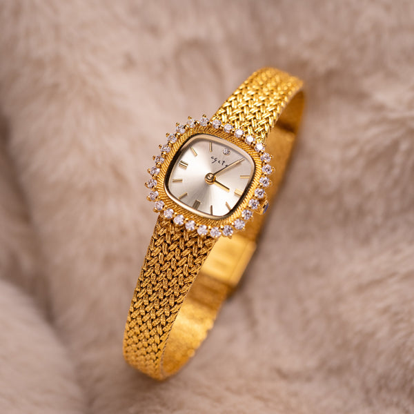 24K Gold Plated Vintage Women's Watch